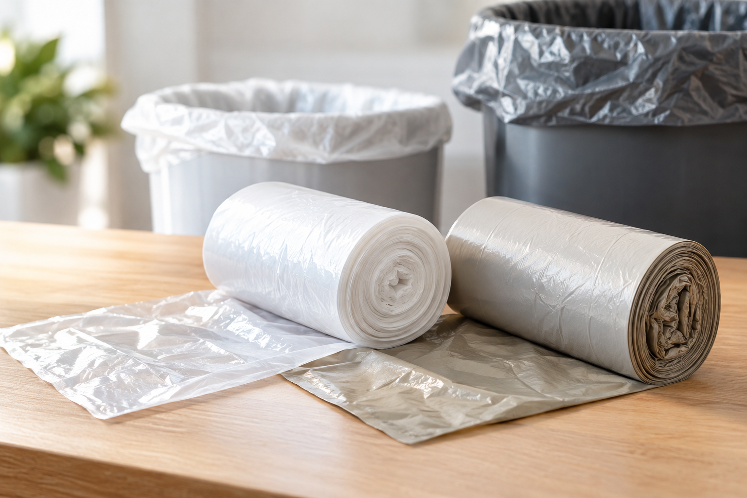 LDPE vs. HDPE vrecia na odpad – porovnanie materiálov